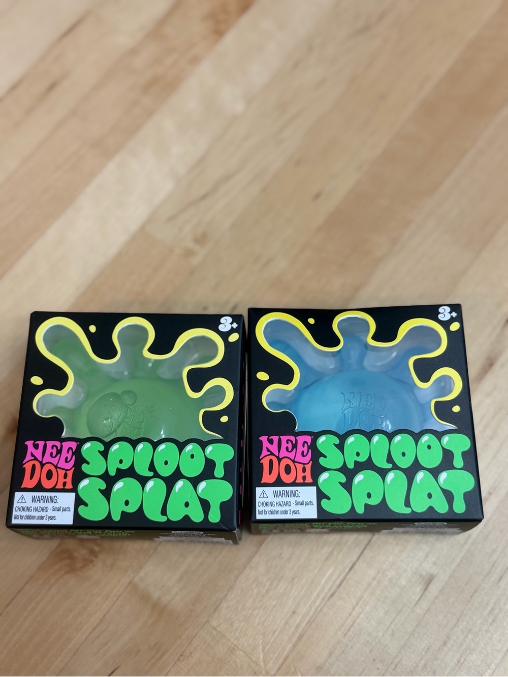 Needoh Sploot Splat Kids Toy - Green or Blue